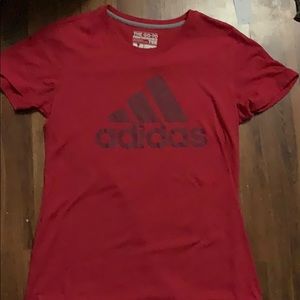 Pink adidas shirt